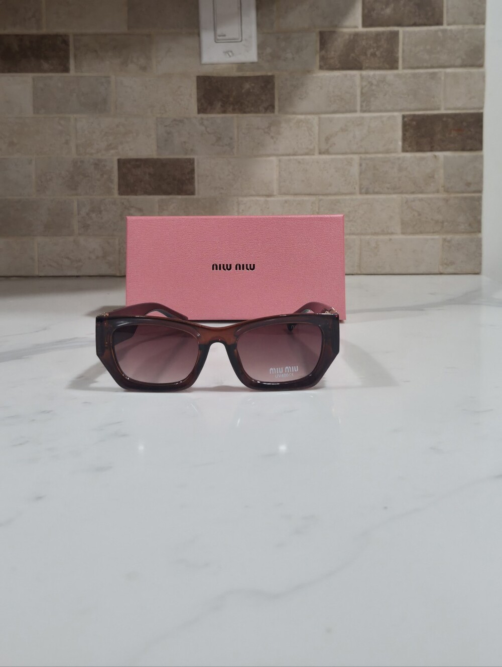 Miu Miu Brown Sunglasses